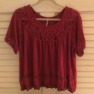 Free People Lace Top (medium)